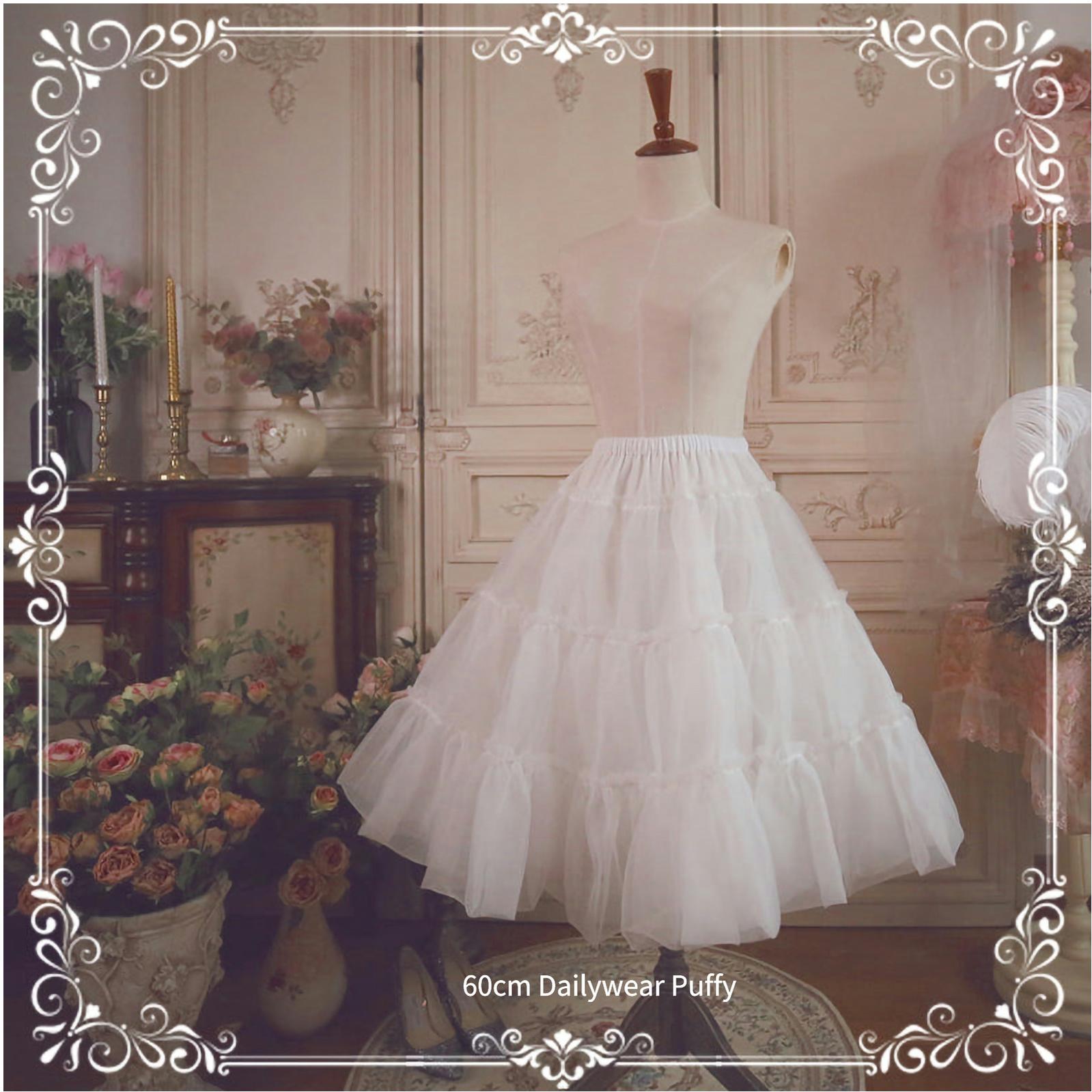 A Line Daily Wear Petticoat, 23.6" (60 cm), Cotton Lining - image 2