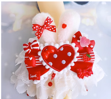 Sweet Lolita Lace Rabbit Ears Cuffs Multicolor - image 6