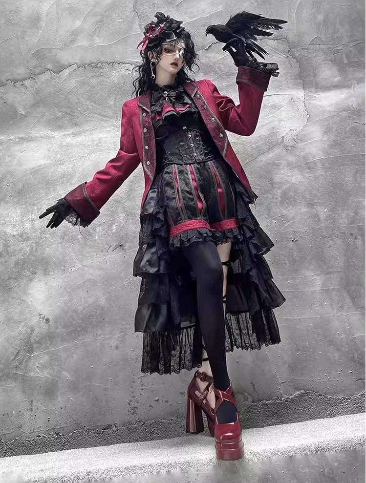 Coffin of Pilgrimage - Medieval European Ouji Lolita Shirt & Pants Suit - image 18