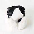 Winter Lolita Bow Plush Earmuffs - image 2