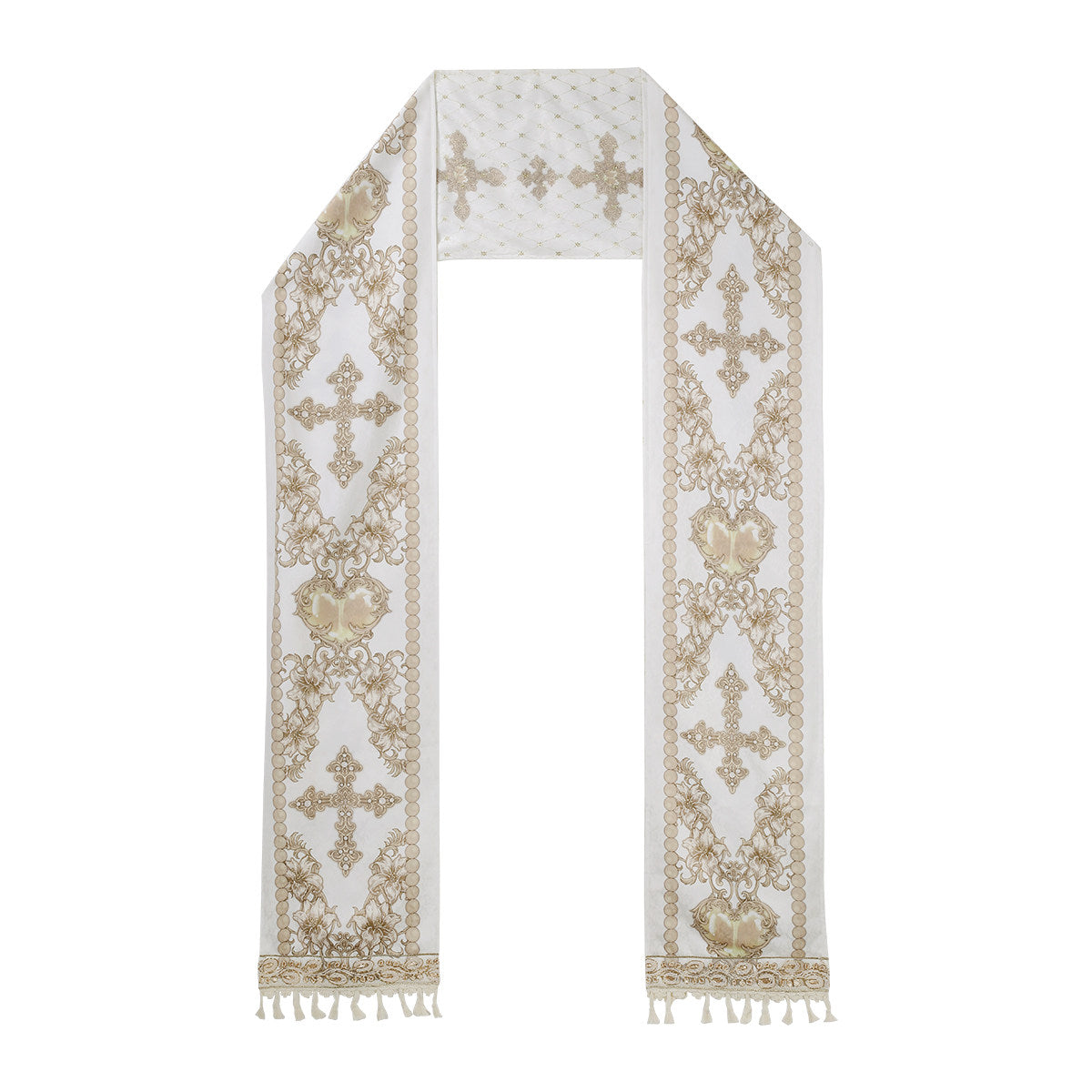 Sacred Coronation Gothic Cathedral Print Empire Lolita OP Dress Set - image 13