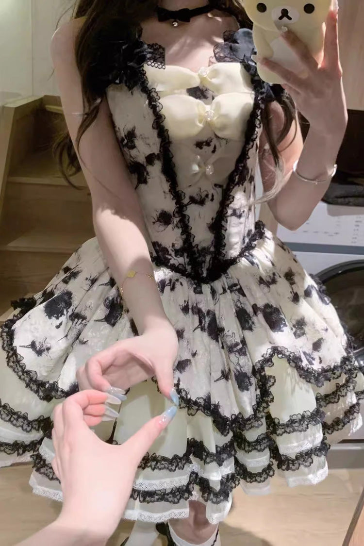 Jasmine Rain - Sweet Polka Dot Lace Lolita JSK Dress - image 14