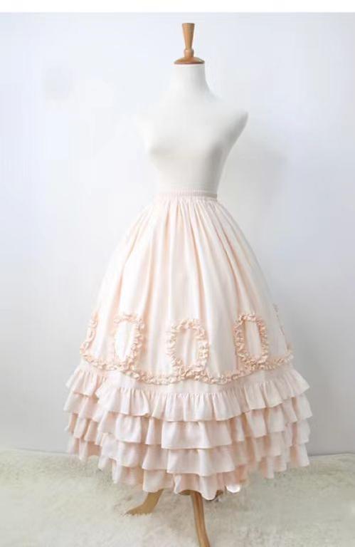Court Style Retro Chiffon Lolita Underskirt - image 4