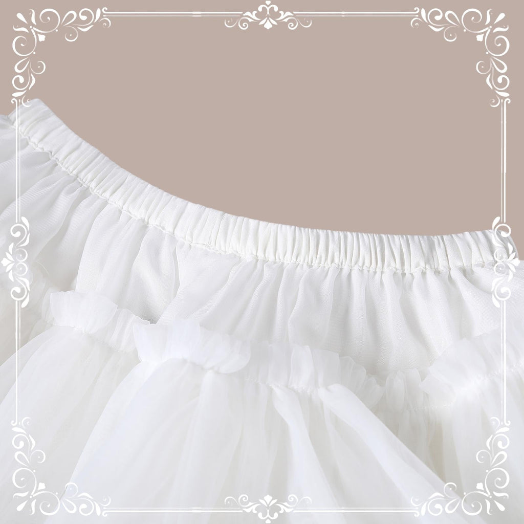 Short A Line Petticoat Collection, 13.8" (35 cm) Length, Mini to Extreme Puffy - image 13