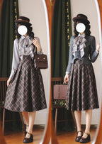 Forest Dew - Elegant Lolita Slim-Fit Shirt with Detachable Jabot - image 24