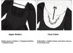 Audrey's Reply - Classic Lolita Square Neck OP, Detachable Embroidered Collar and Accessories - image 29