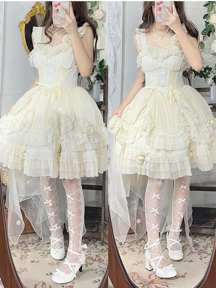 Lady Tea Party - Elegant Lolita Heel Shoes - Macaron Color - image 20