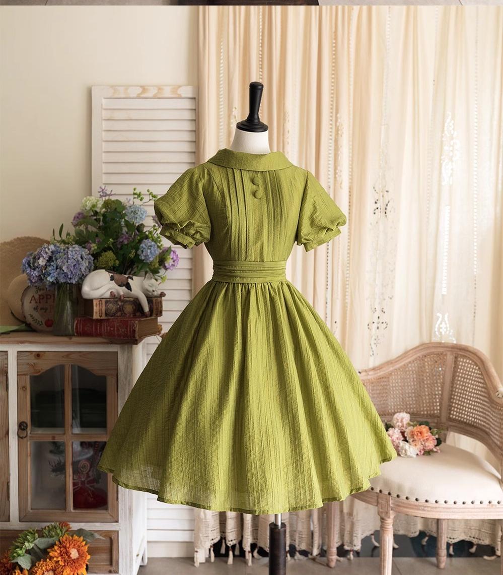 Forest Gallery - Classic Lolita OP Dress Country Style Tencel Dress - image 26