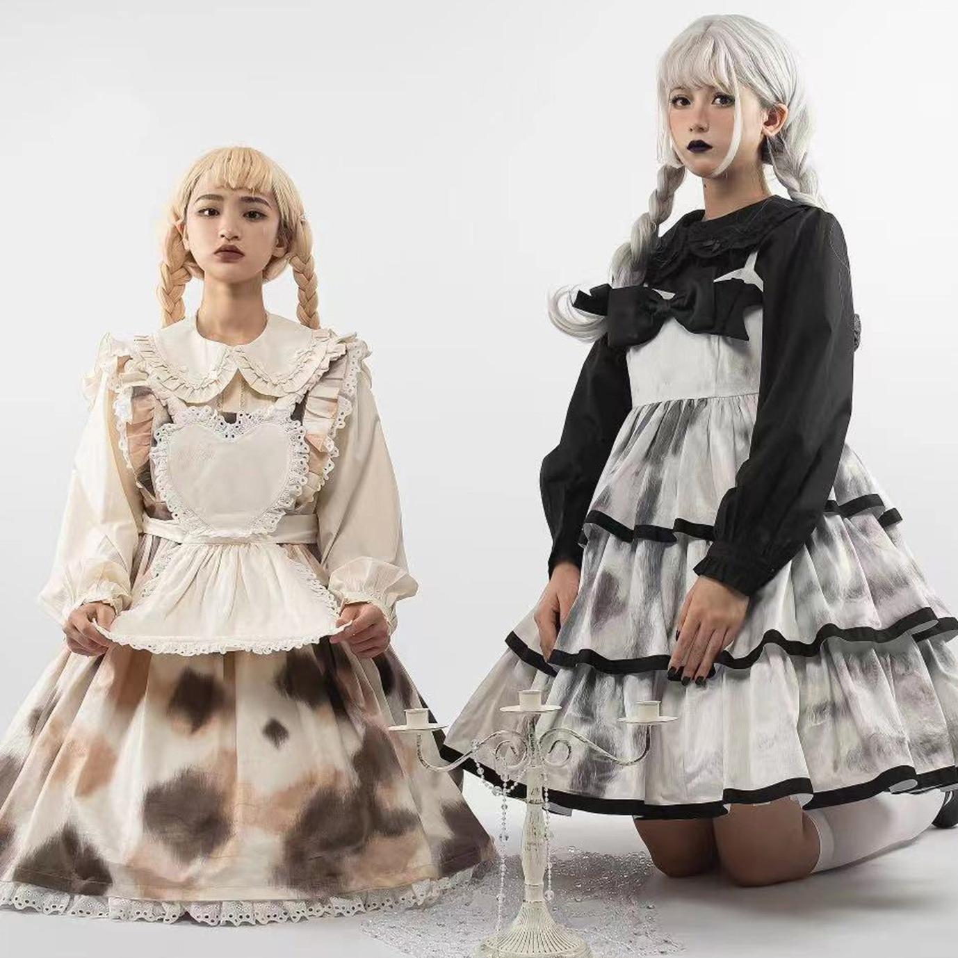 Sweet Lolita Blouse Doll Collar Shirt with Bubble Sleeves - image 10