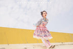 Sweetheart Doll Machine - Sweet Lolita Printed Salopette - image 32