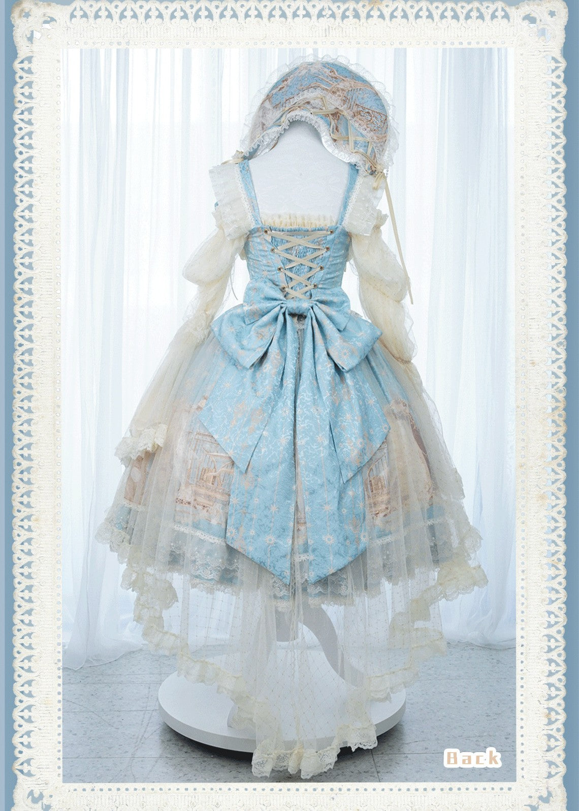Unicorn Blue Classic Lolita JSK Dress Set - image 10