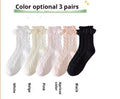 Sweet Lolita Socks Women's Multicolor JK Mid-Calf Socks - image 6