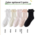 Sweet Lolita Socks Women's Multicolor JK Mid-Calf Socks - image 6