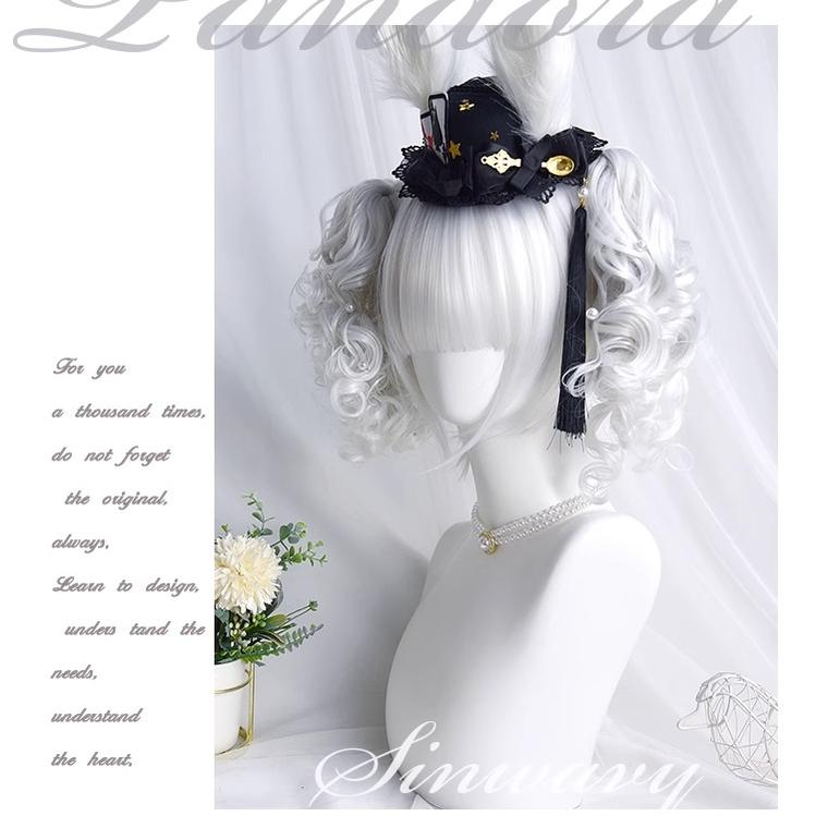 Pandora's Box - Lolita Short Wig with Cute Double Ponytails - image 39