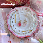 Sweet Lolita Strawberry Charlotte Necklace - image 2