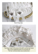 Xiaogui Classic Lolita Pure White Hairband, BNT, Top Hat and Flower Clips - image 13