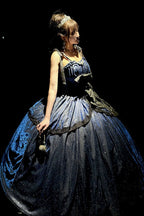 Galaxy of Fallen Tears - Sleeveless Glitter Series Ruffled Bow Asymmetric Sweet Lolita JSK Dress - image 5