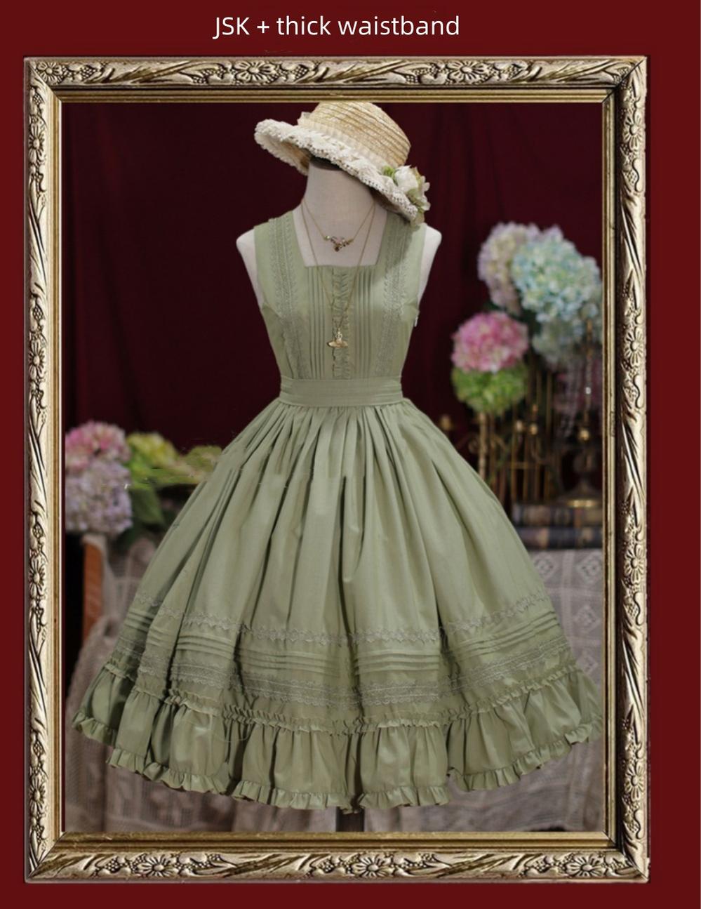 Nocturne Reminiscence - Elegant Lolita JSK Dress Multi-Wear Apron Dress Set - image 47