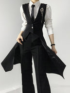 ASAE Black Ouji Tailcoat Vest - image 1