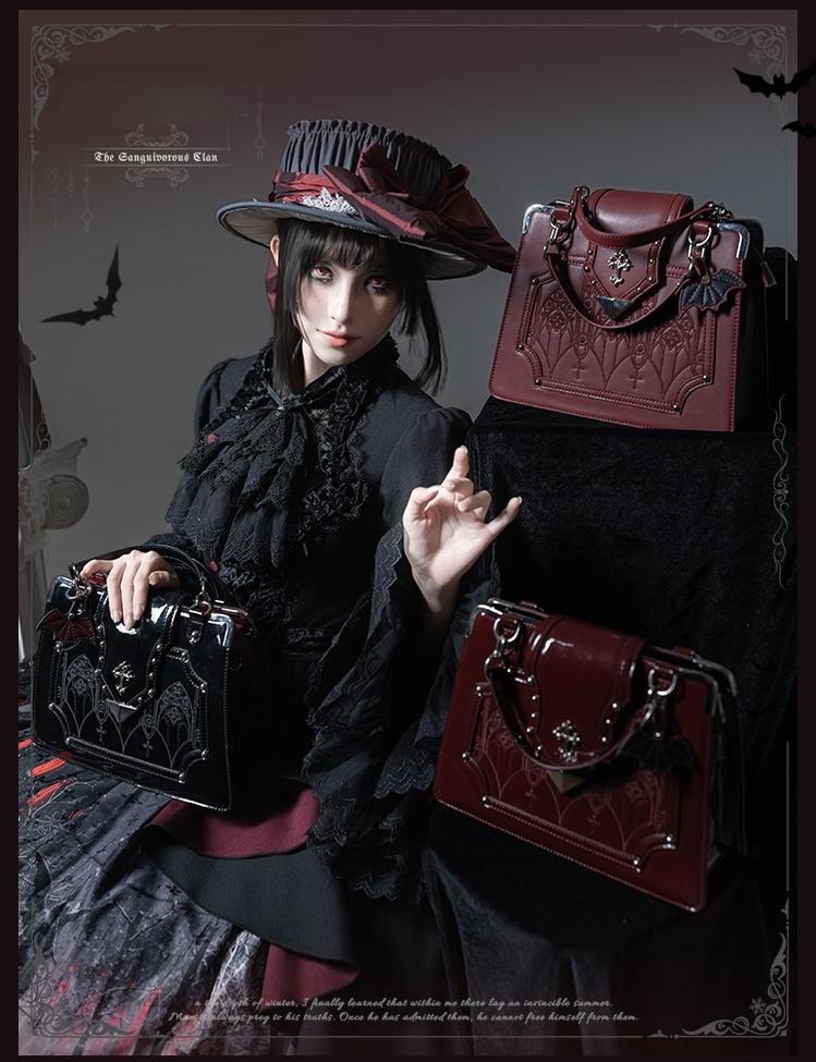 The Sanguivorous Clan 2.0 - Gothic Lolita Handbag & Jabot - image 1
