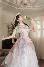 Rose Poems Sweet Elegant Lolita Dress, Skirt and Necklace Set - image 10