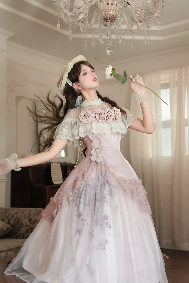 Rose Poems Sweet Elegant Lolita Dress, Skirt and Necklace Set - image 10