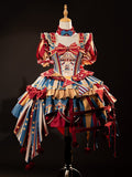 Bunny Circus Embroidery - Sweet Lolita JSK Dress and Detachable Puff Sleeves - image 1