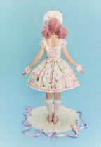 Summer Ice Cream Tale - Old School Lolita Ice Cream Printed OP & JSK Dress - image 2