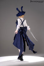 Rabbit Theater Ouji High-Low Girdle in Blue - image 10