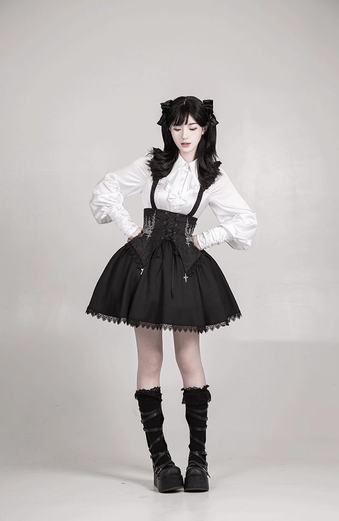 Thorny Night Gothic Lolita Bust-Support JSK - image 28