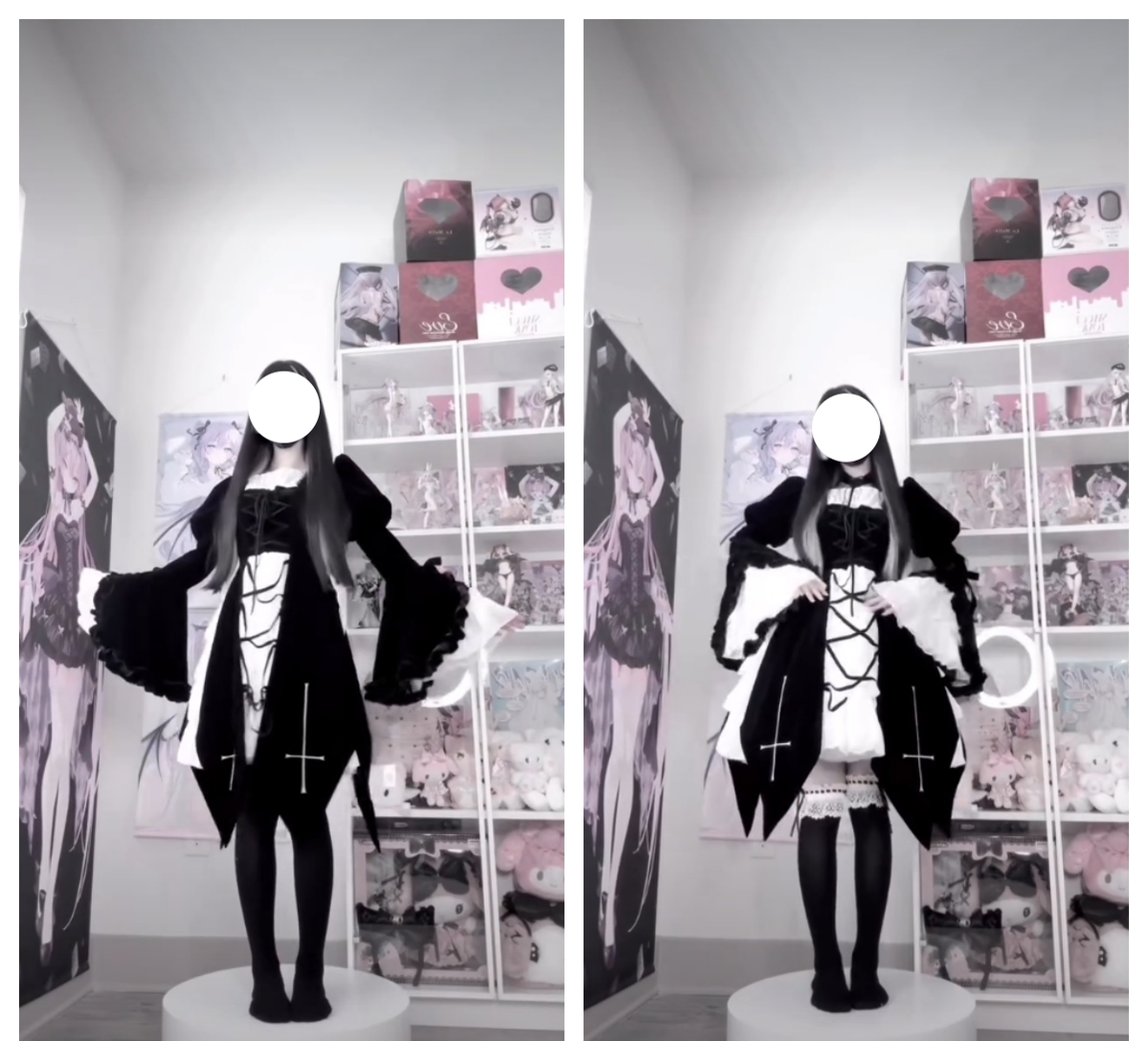 High-Volume White Puffy Lolita Petticoat, 17.7" (45 CM), Cotton Lining - image 8