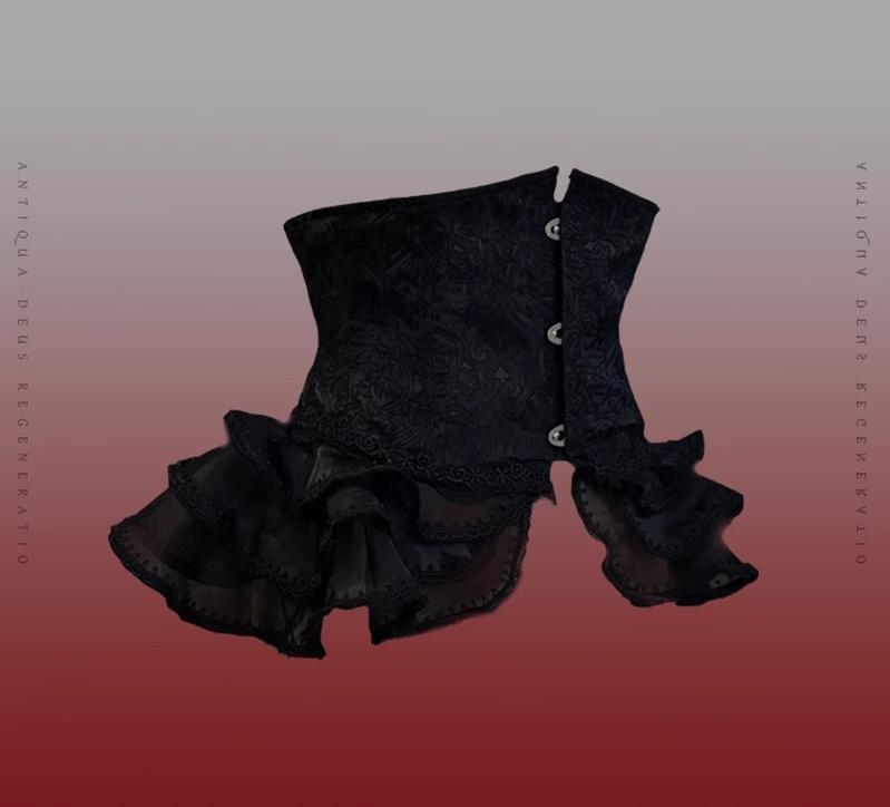 Reborn Ancient God Gothic Lolita Shirt and Skirt Set - image 47