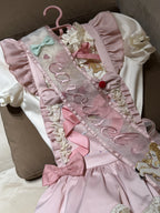 Dream Parade Pink Pony Embroidery Sweet Lolita OP and Skirt Set - image 8