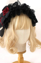 Gothic Black Lace Lolita KC Headwear - image 2