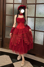 The Summer Waves Sparkle - Classic Lolita Top & Skirt Set - image 15