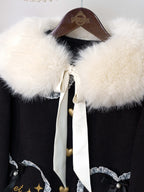 Milk Puff - Winter Fleece-Lined Sweet Lolita Coat, Detachable Collar Collection - image 35