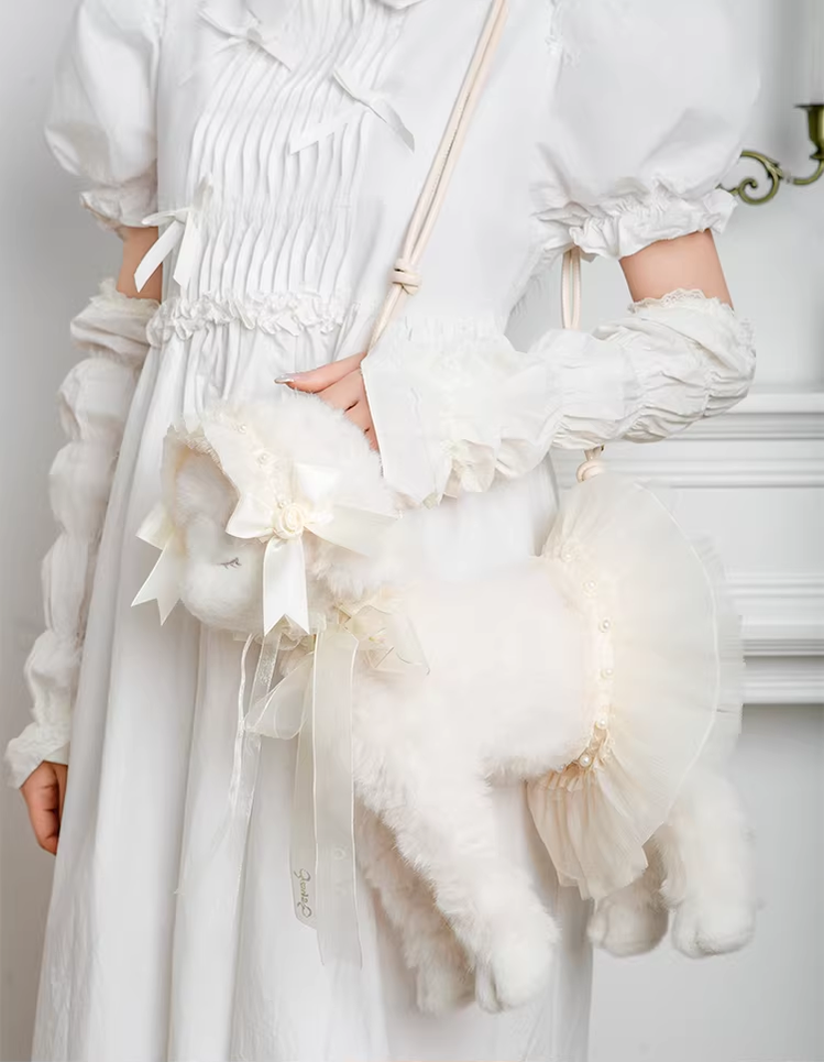 Plush Kawaii Lolita Bag, Lamb Shaped - image 9