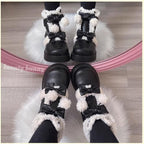 Furry Bear - Winter Cute Lolita Short Snow Boots - image 26