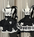 Rhythm Note Old School Lolita Piano-Key JSK and Accessories - image 10