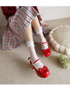 Rainbow Yana - Sweet Lolita Shoes, Lace & Bow Design - image 18