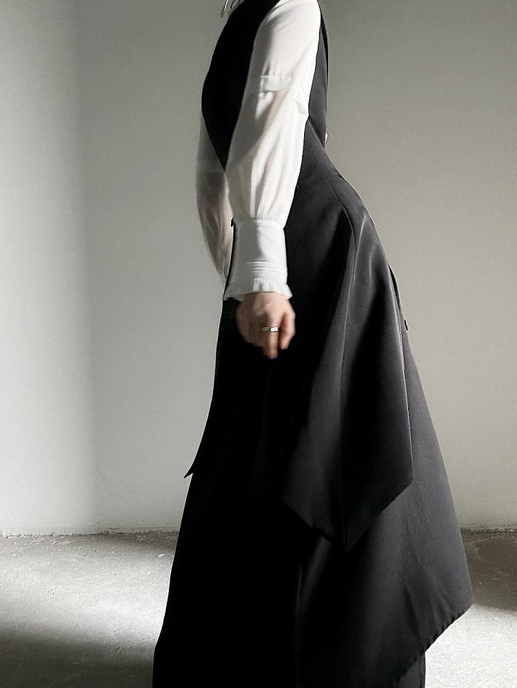 ASAE Black Ouji Tailcoat Vest - image 7