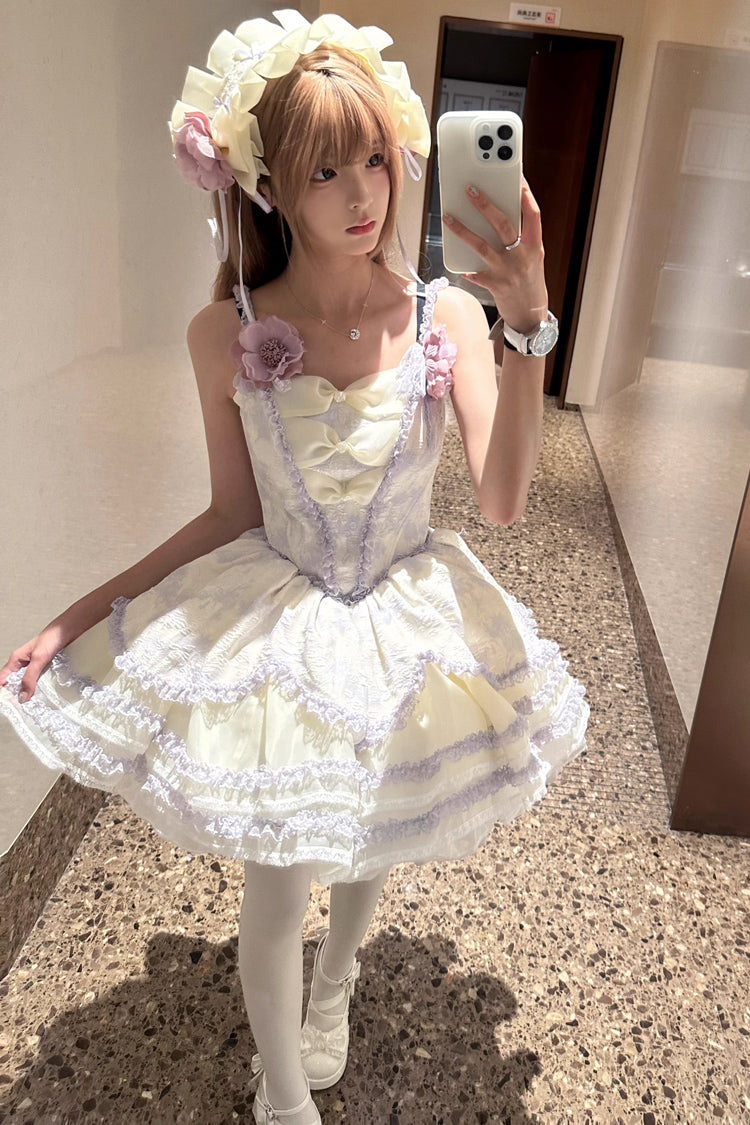 Jasmine Rain - Sweet Polka Dot Lace Lolita JSK Dress - image 18