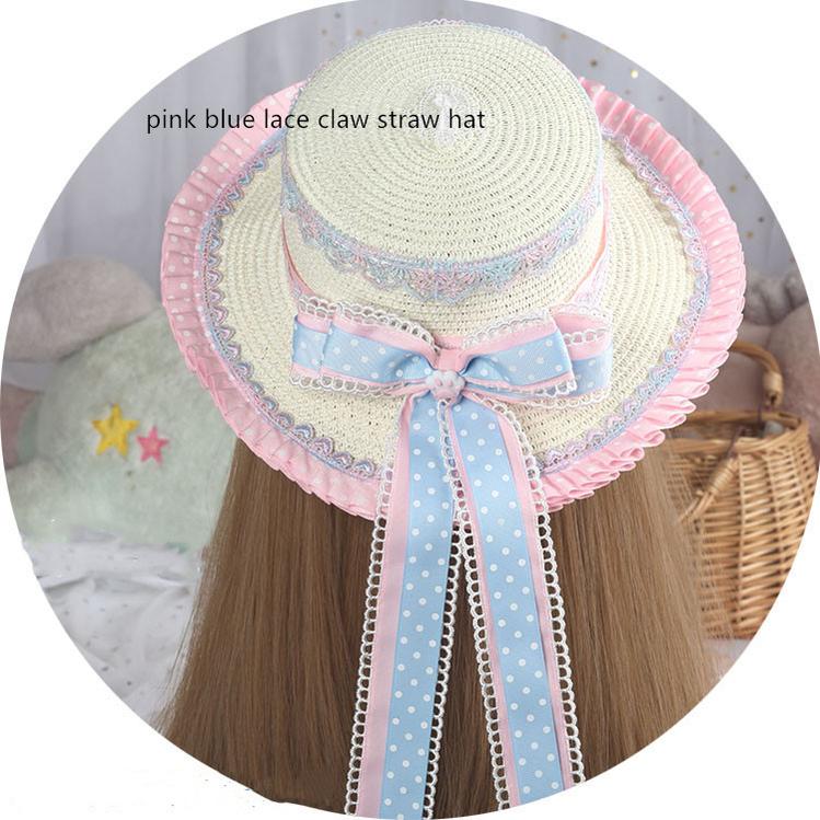 Pink and Blue Sweet Lolita Bow Headwear - image 23
