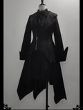 Wind - Ouji Lolita Black Long Vest - image 1