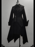 Wind - Ouji Lolita Black Long Vest - image 1