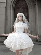 Spider Cross Knot Gothic Lolita Skirt and Blouse Set - image 17