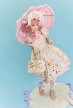 Summer Ice Cream Tale - Old School Lolita Ice Cream Printed OP & JSK Dress - image 17