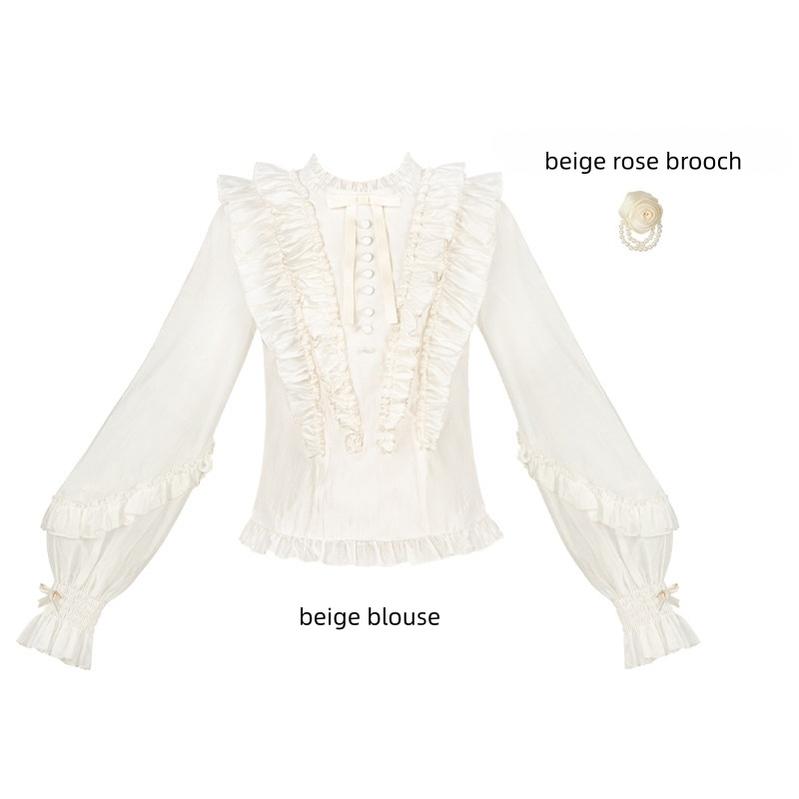 Blake - Boning Gothic Lolita Mermaid Skirt, Lifted-hem SK and Accessories - image 27