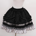 Metallic Angel Black Gothic Lolita Top and Ruffled Skirt Set - image 19