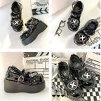 Sweet Academy - Gothic Lolita Shoes Thick Sole Y2K Lolita Shoes - image 10